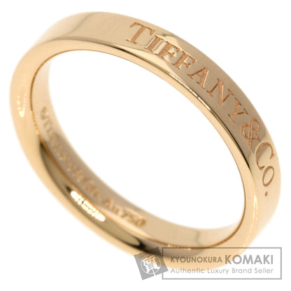 TIFFANY&Co. Flat band Ring K18 Pink Gold Ladies [Used]