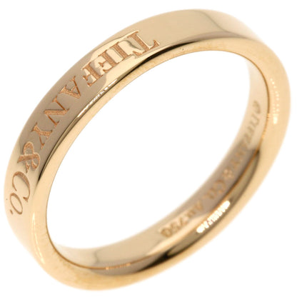 TIFFANY&Co. Flat band Ring K18 Pink Gold Ladies [Used]