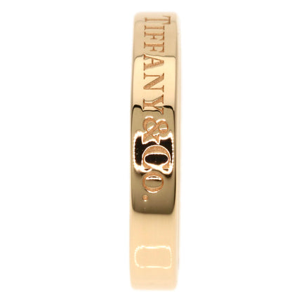 TIFFANY&Co. Flat band Ring K18 Pink Gold Ladies [Used]