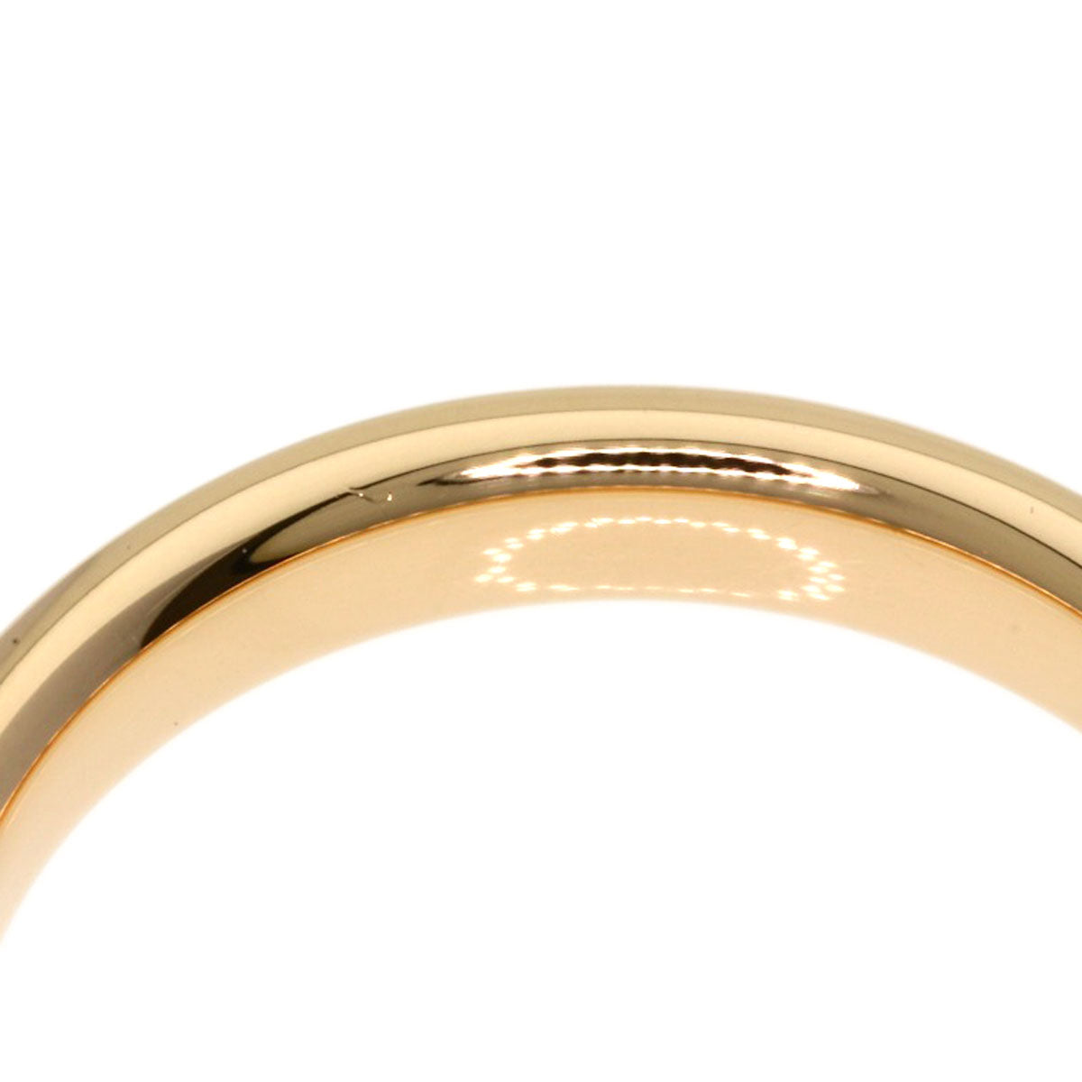 TIFFANY&Co. Flat band Ring K18 Pink Gold Ladies [Used]