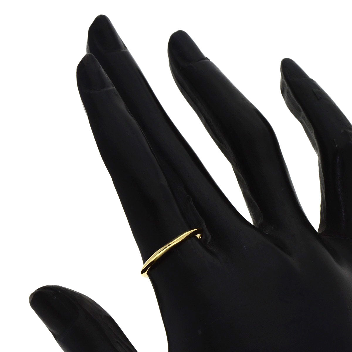 TIFFANY&Co. Knife edge Ring K18 Yellow Gold Ladies [Used]