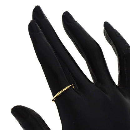 TIFFANY&Co. Knife edge Ring K18 Yellow Gold Ladies [Used]