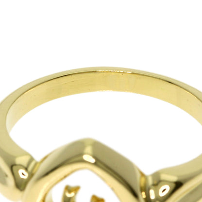 TIFFANY&Co. Heart with bow Ring K18 Yellow Gold Ladies [Used]