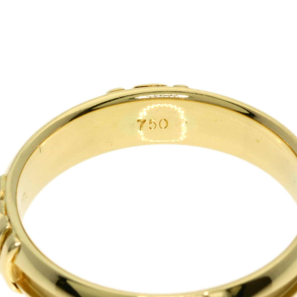 TIFFANY&Co. Atlas Ring K18 Yellow Gold Ladies [Used]