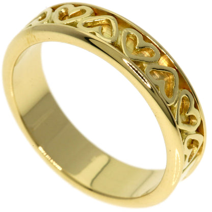 TIFFANY&Co. Cutout Heart Ring K18 Yellow Gold Ladies [Used]