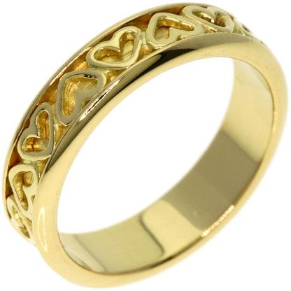 TIFFANY&Co. Cutout Heart Ring K18 Yellow Gold Ladies [Used]