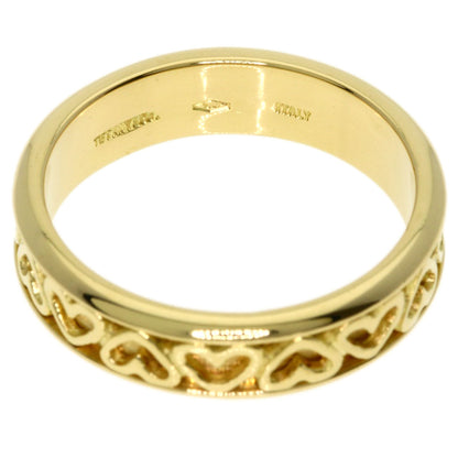 TIFFANY&Co. Cutout Heart Ring K18 Yellow Gold Ladies [Used]