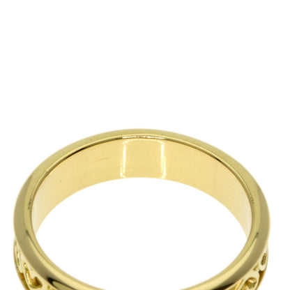 TIFFANY&Co. Cutout Heart Ring K18 Yellow Gold Ladies [Used]