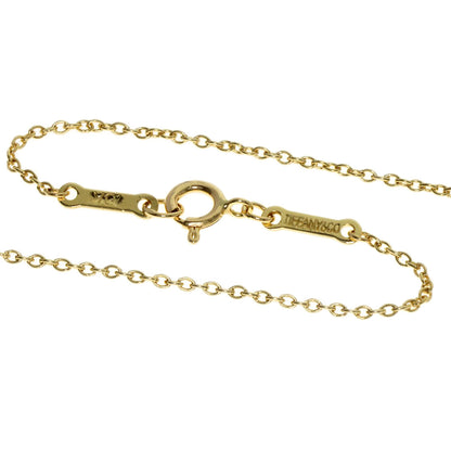 TIFFANY&Co. Double teardrop Necklace K18 Yellow Gold Ladies [Used]