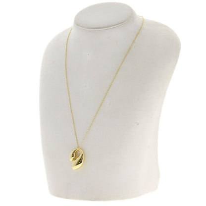 TIFFANY&Co. Double teardrop Necklace K18 Yellow Gold Ladies [Used]
