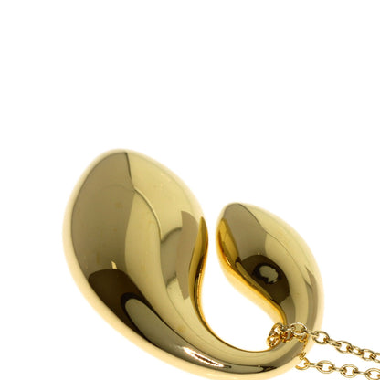 TIFFANY&Co. Double teardrop Necklace K18 Yellow Gold Ladies [Used]
