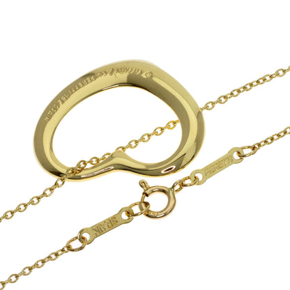 TIFFANY&Co. Open heart Necklace K18 Yellow Gold Ladies [Used]