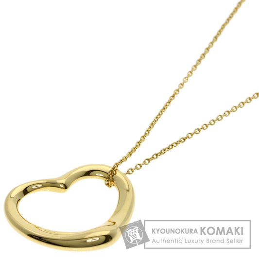 TIFFANY&Co. Open heart Necklace K18 Yellow Gold Ladies [Used]