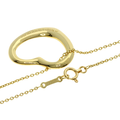 TIFFANY&Co. Open heart Necklace K18 Yellow Gold Ladies [Used]