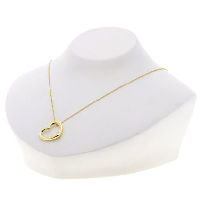 TIFFANY&Co. Open heart Necklace K18 Yellow Gold Ladies [Used]