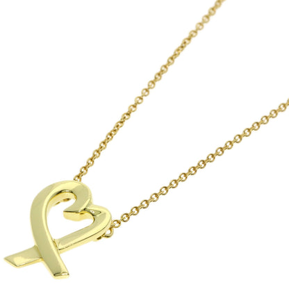 TIFFANY&Co. Loving heart Necklace K18 Yellow Gold Ladies [Used]