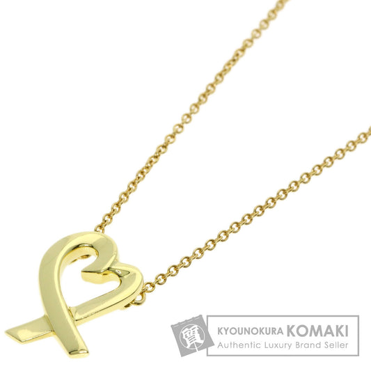 TIFFANY&Co. Loving heart Necklace K18 Yellow Gold Ladies [Used]