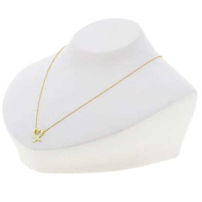TIFFANY&Co. Loving heart Necklace K18 Yellow Gold Ladies [Used]