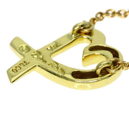 TIFFANY&Co. Loving heart Necklace K18 Yellow Gold Ladies [Used]