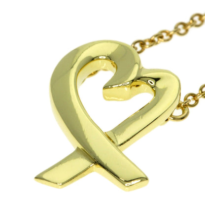 TIFFANY&Co. Loving heart Necklace K18 Yellow Gold Ladies [Used]