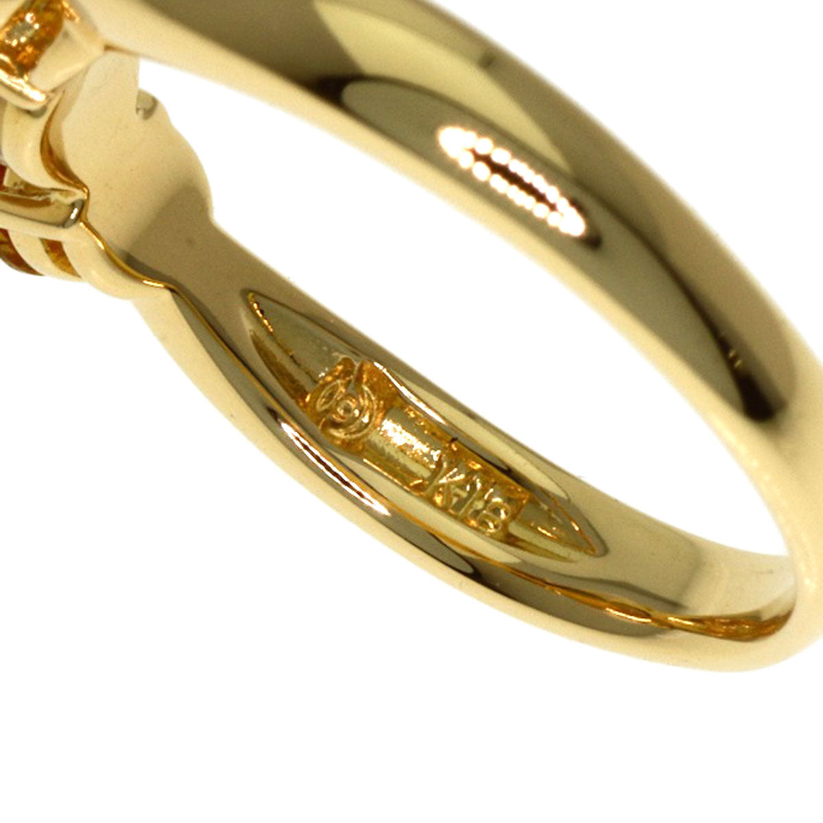 TASAKI Pearl Pearl Citrin Ring K18 Yellow Gold Ladies [Used]