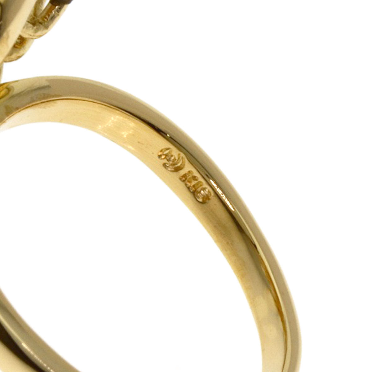 TASAKI Pearl Pearl Diamond Ring K18 Yellow Gold Ladies [Used]