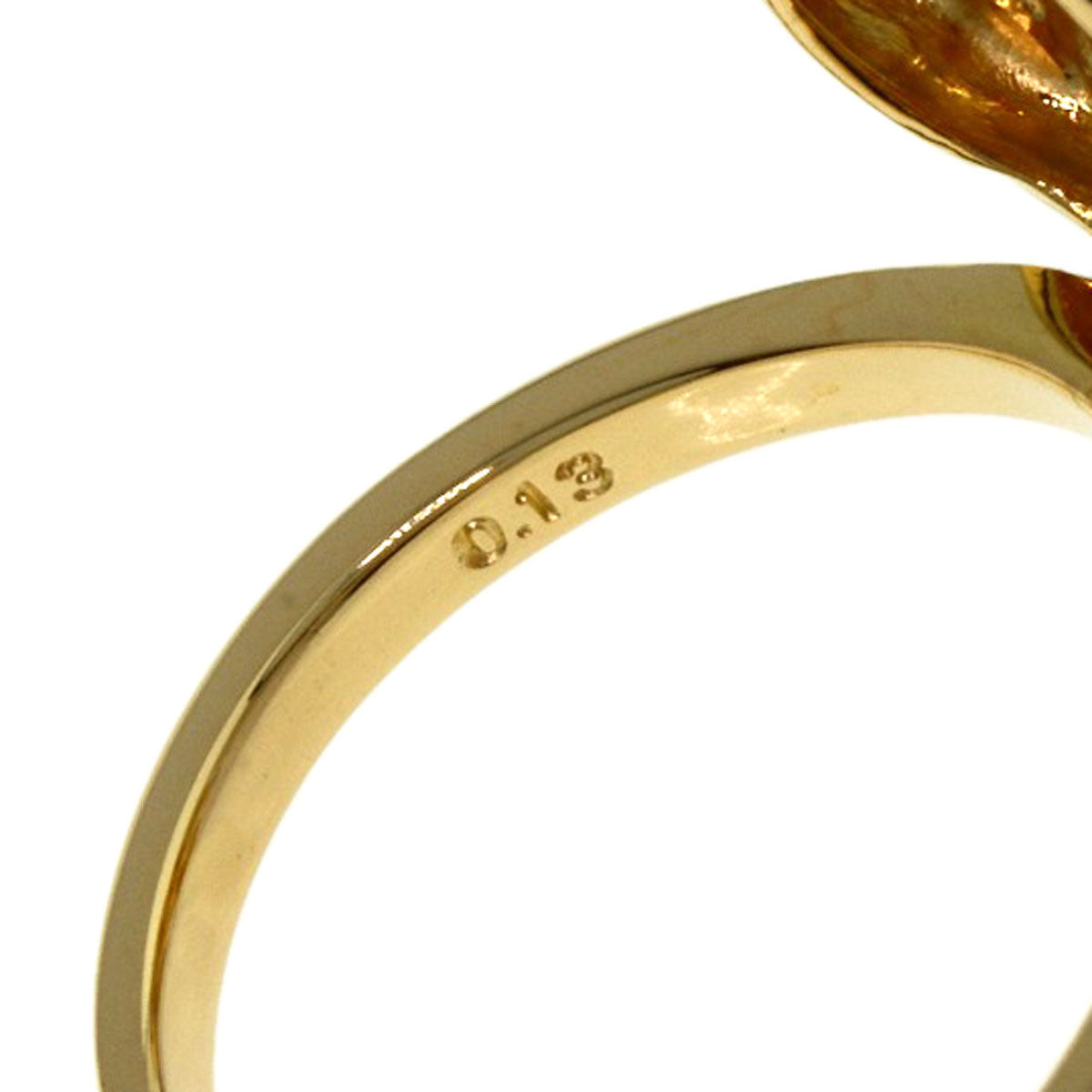 TASAKI Pearl Pearl Diamond Ring K18 Yellow Gold Ladies [Used]