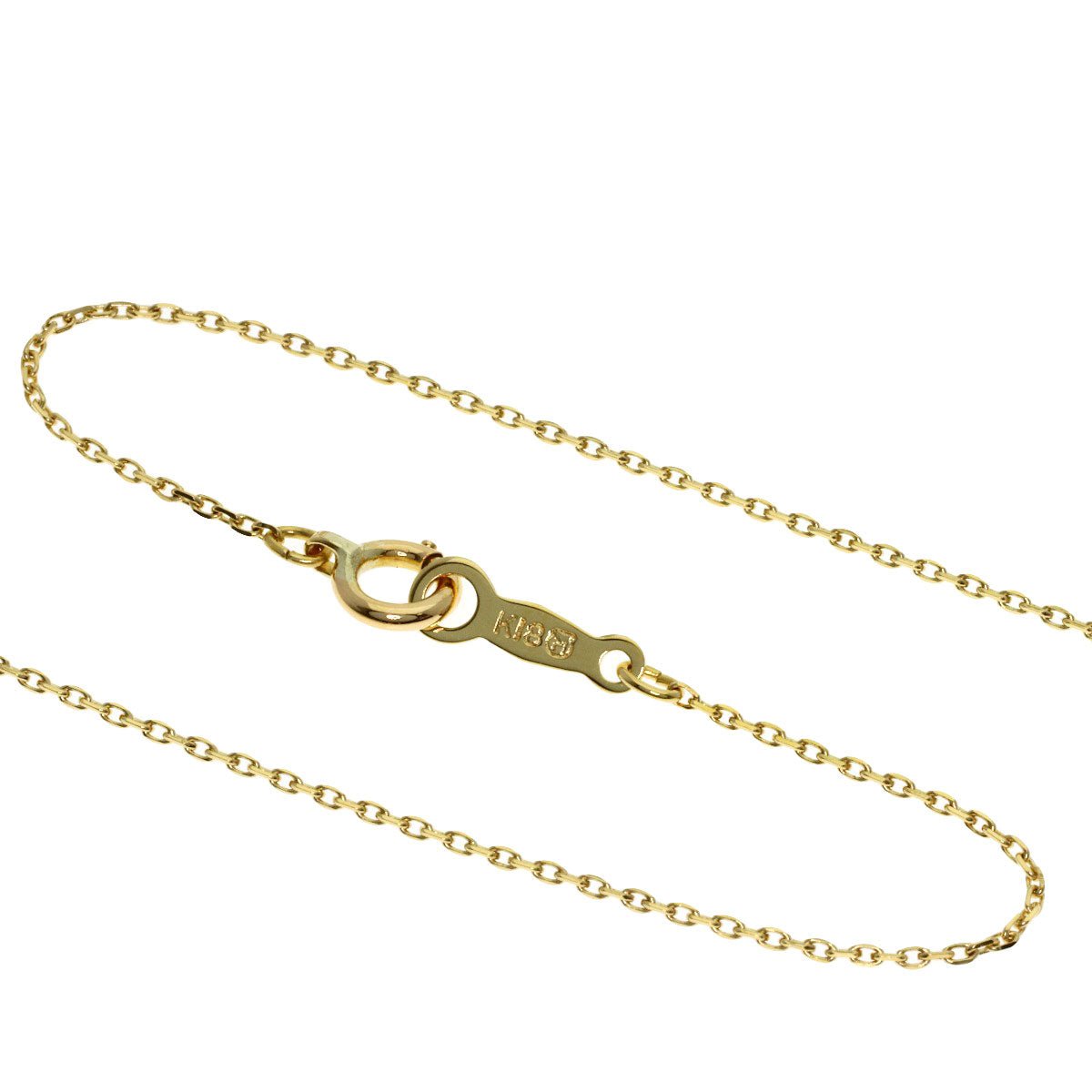 MIKIMOTO Pearl Pearl 1P Diamond Necklace K18 Yellow Gold Ladies [Used]