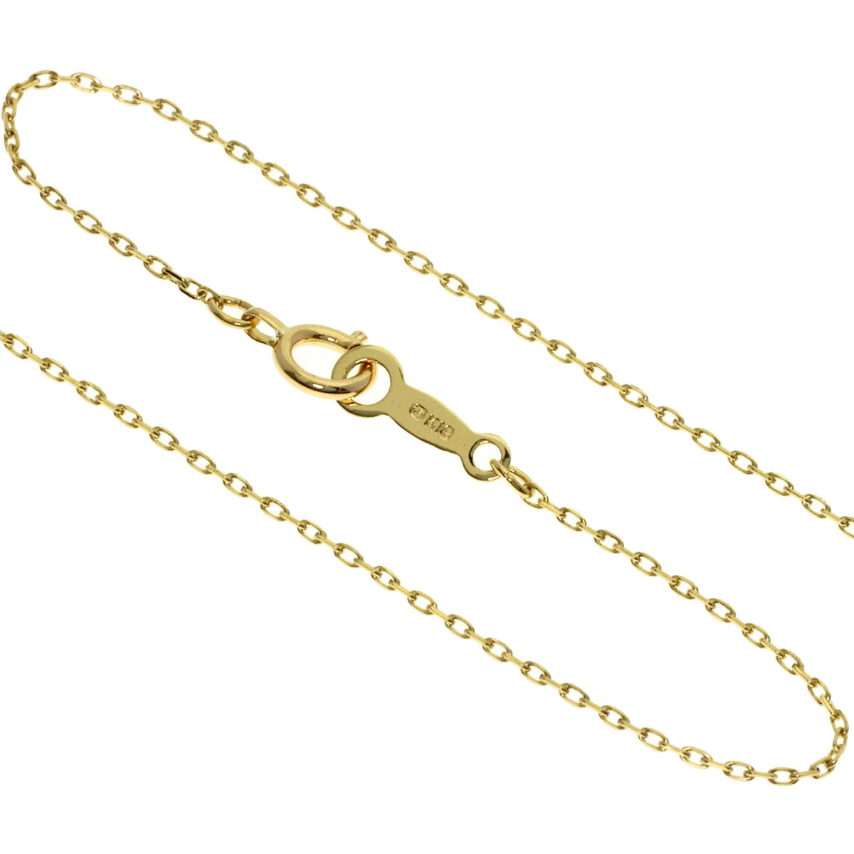 MIKIMOTO Pearl Pearl 1P Diamond Necklace K18 Yellow Gold Ladies [Used]