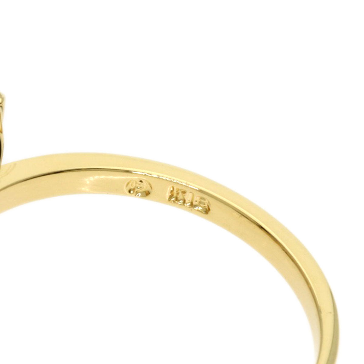 TASAKI Pearl Pearl Diamond Ring K18 Yellow Gold Ladies [Used]