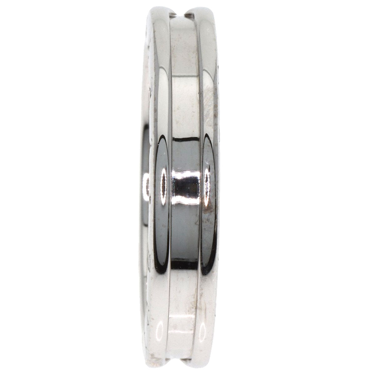 BVLGARI B.zero1 1 band #65 Ring K18 White Gold mens [Used]