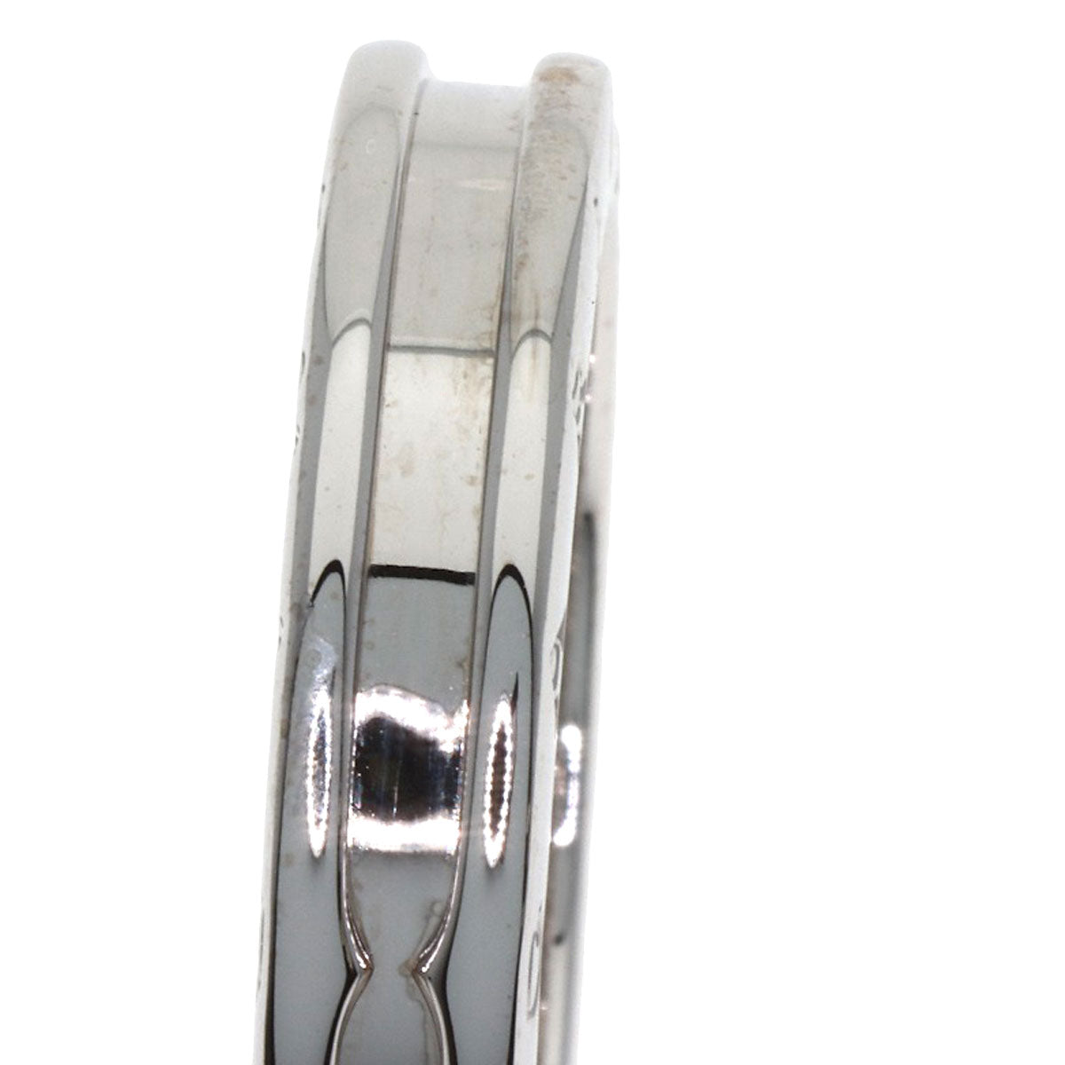 BVLGARI B.zero1 1 band #65 Ring K18 White Gold mens [Used]