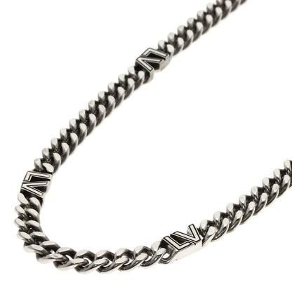 LOUIS VUITTON LV Club Chain Necklace Silver Ladies [Used]