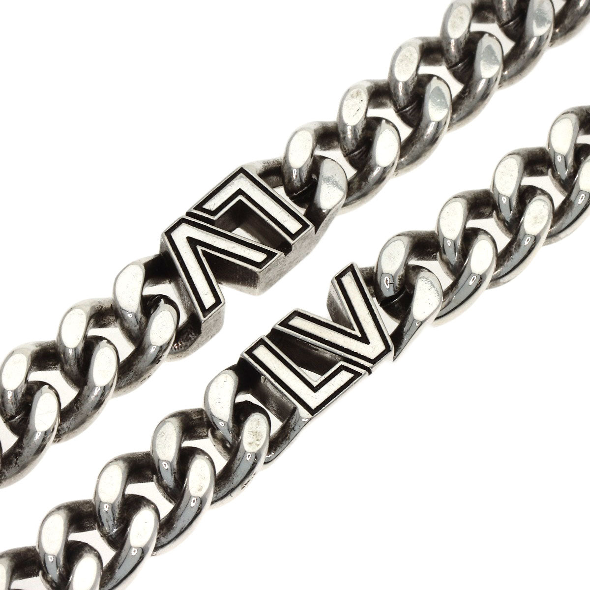 LOUIS VUITTON LV Club Chain Necklace Silver Ladies [Used]