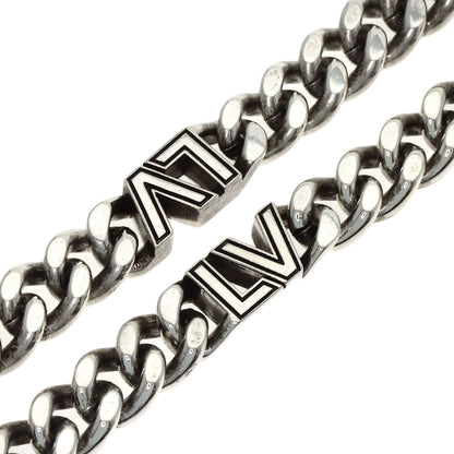 LOUIS VUITTON LV Club Chain Necklace Silver Ladies [Used]