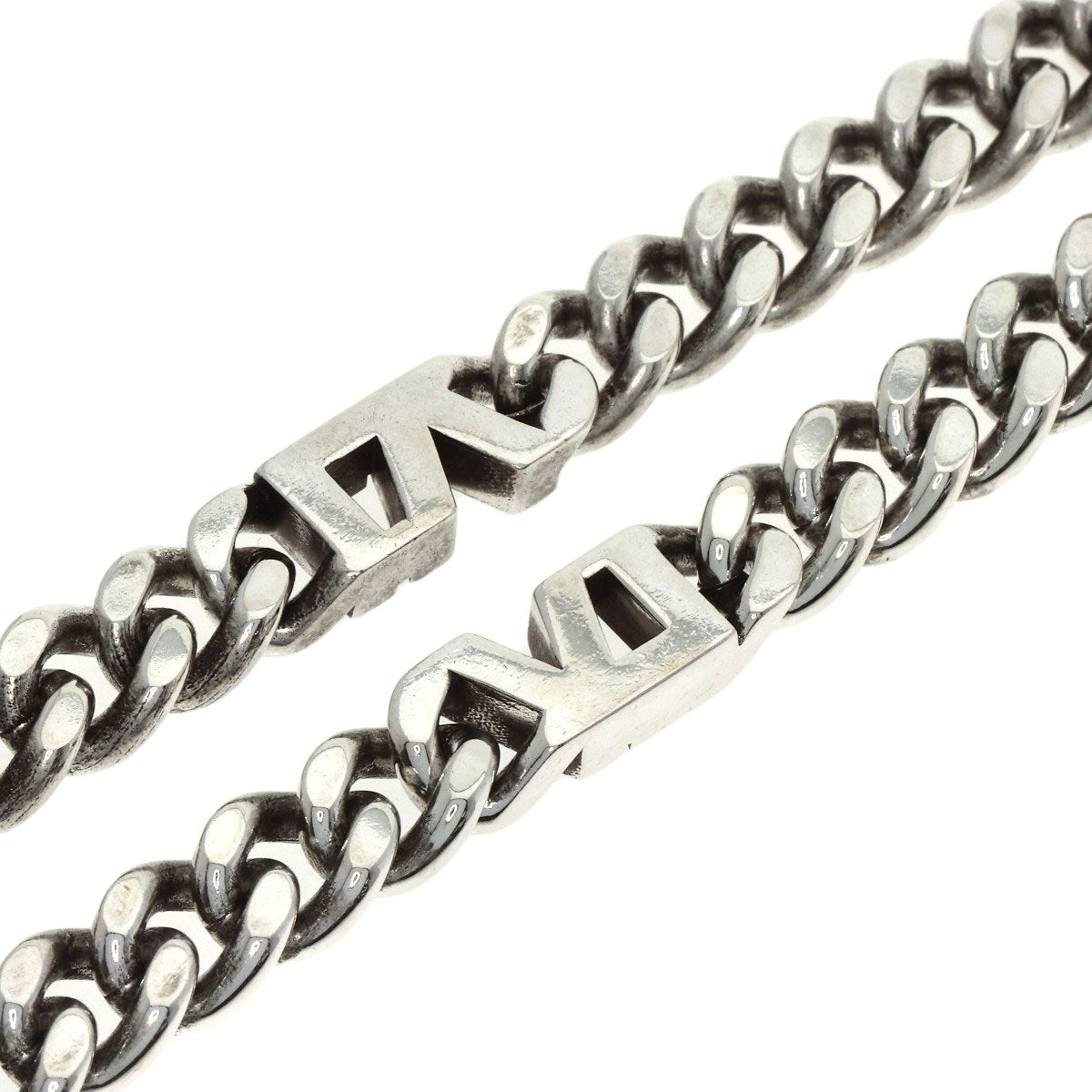 LOUIS VUITTON LV Club Chain Necklace Silver Ladies [Used]
