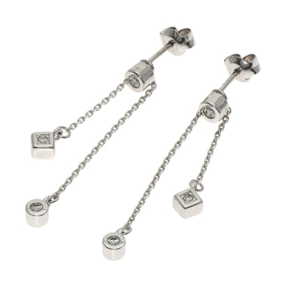 TASAKI Diamond earring K18 White Gold Ladies [Used]
