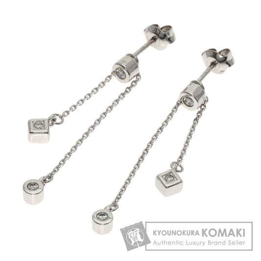TASAKI Diamond earring K18 White Gold Ladies [Used]