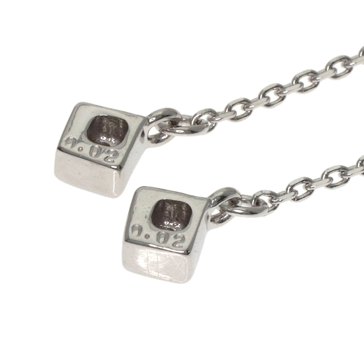 TASAKI Diamond earring K18 White Gold Ladies [Used]