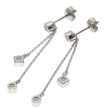 TASAKI Diamond earring K18 White Gold Ladies [Used]