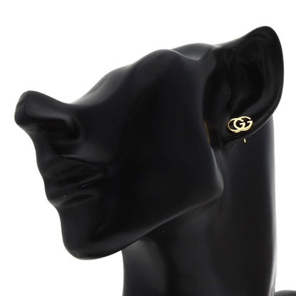 GUCCI GG Running Studs earring K18 Yellow Gold Ladies [Used]