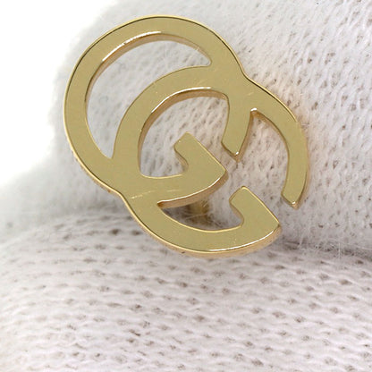 GUCCI GG Running Studs earring K18 Yellow Gold Ladies [Used]