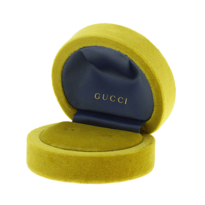 GUCCI GG Running Studs earring K18 Yellow Gold Ladies [Used]