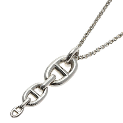 HERMES Shane Dunkle Enchainée Necklace Silver Ladies [Used]