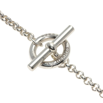 HERMES Shane Dunkle Enchainée Necklace Silver Ladies [Used]