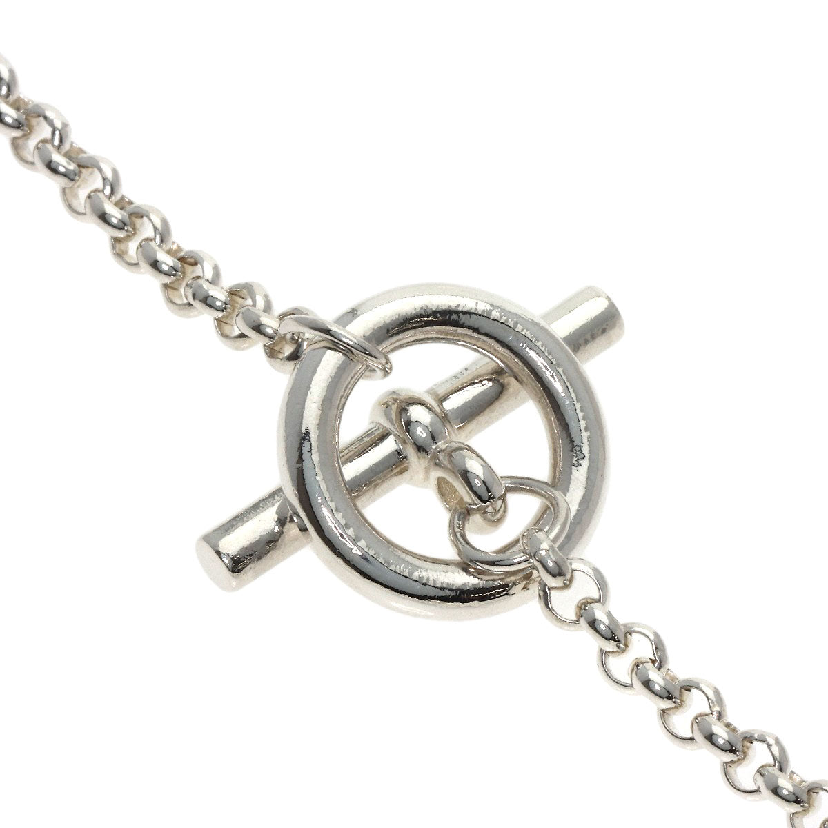 HERMES Shane Dunkle Enchainée Necklace Silver Ladies [Used]
