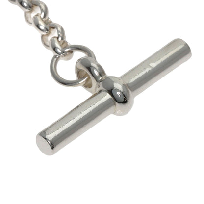 HERMES Shane Dunkle Enchainée Necklace Silver Ladies [Used]