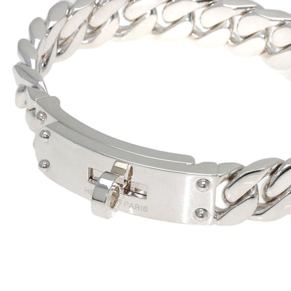 HERMES Kelly Gourmet XL Bracelet Silver Ladies [Used]