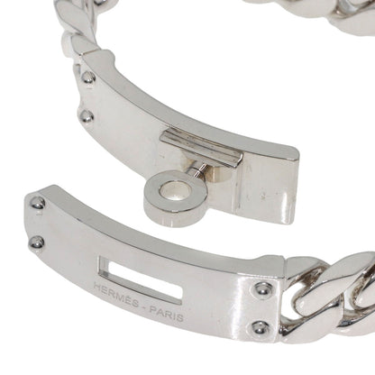 HERMES Kelly Gourmet XL Bracelet Silver Ladies [Used]