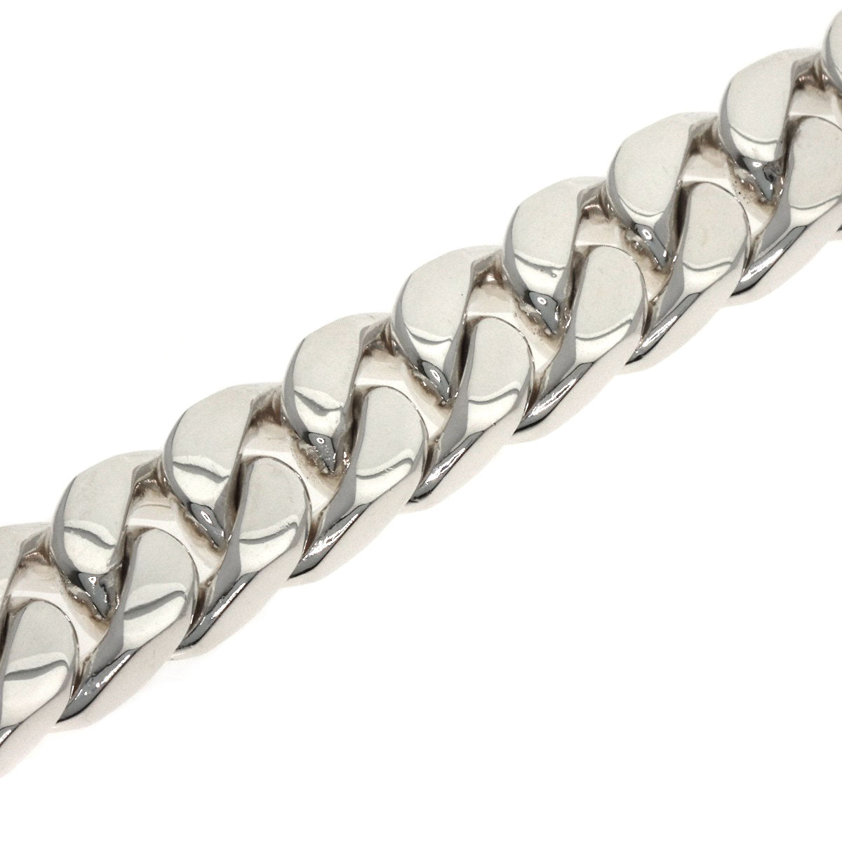 HERMES Kelly Gourmet XL Bracelet Silver Ladies [Used]